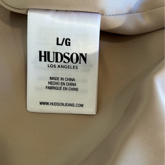 48. Satin Bomber Jacket by Hudson Size Large - Picture 9 of 12
